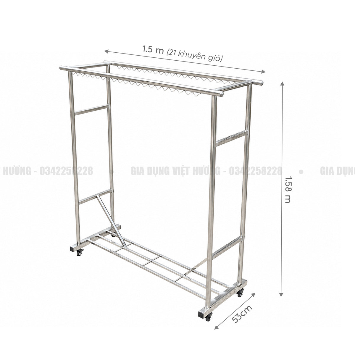Giàn Phơi Quần Áo 1m5