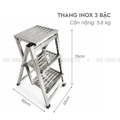 Thang Vuông Inox - 3 Bậc