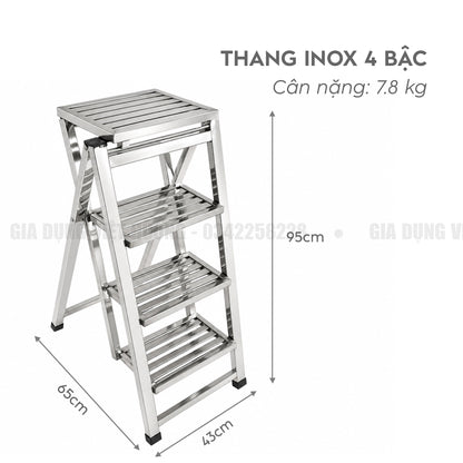 Thang Vuông Inox - 4 Bậc