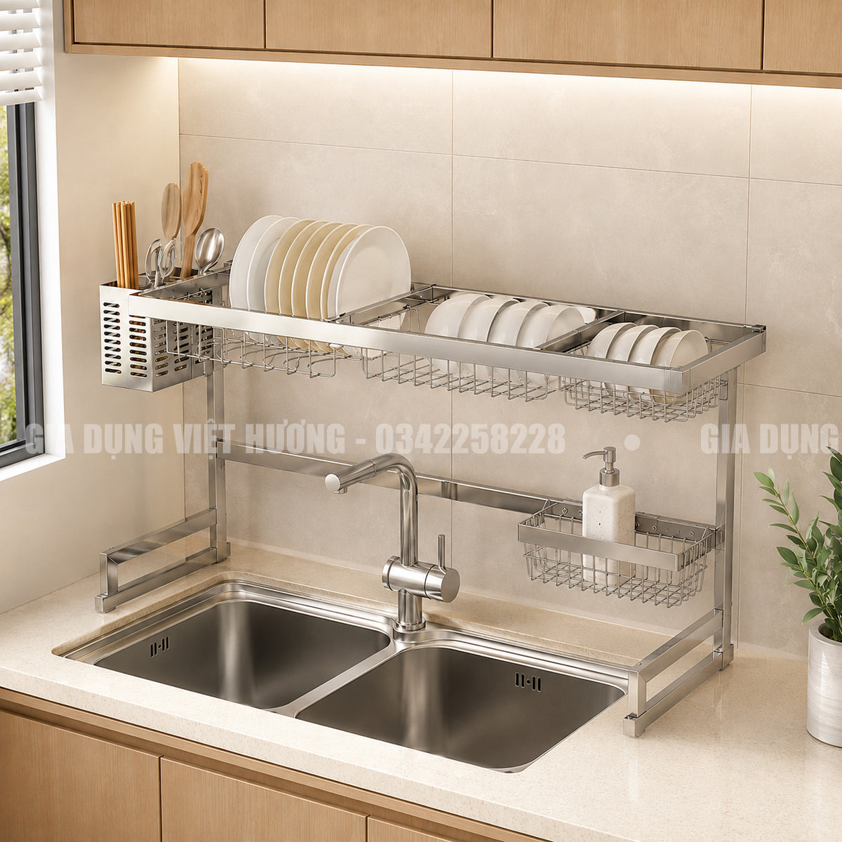 Giá Bát Di Động - 1 Tầng