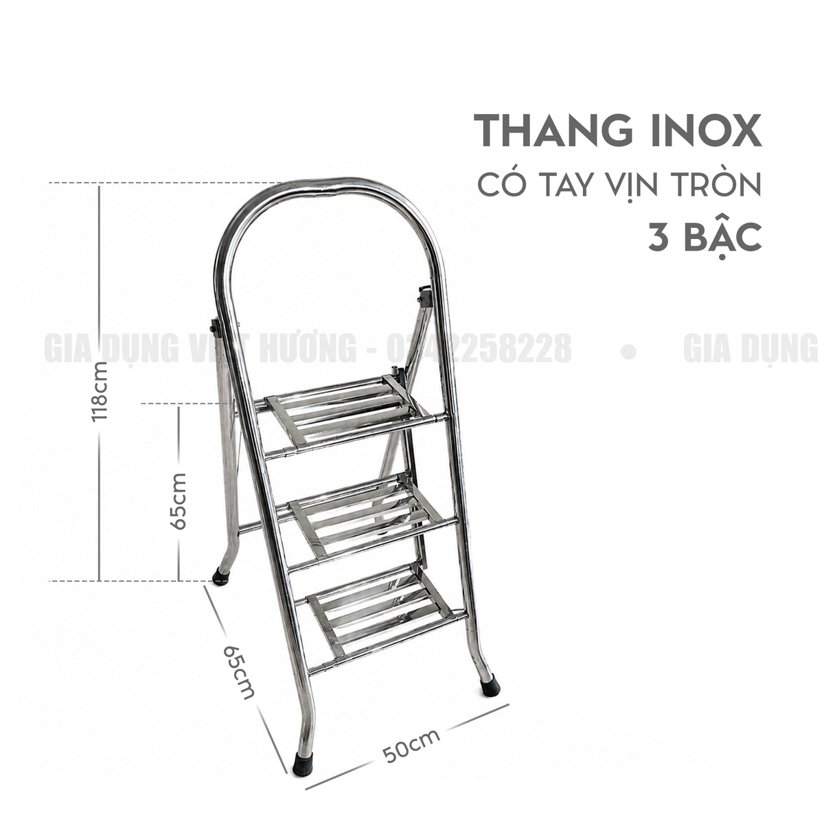 Thang Có Tay Vịn - 3 Bậc