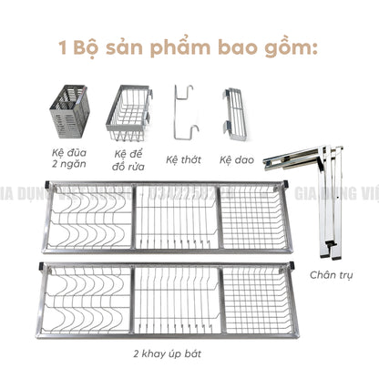 Giá Bát Di Động - 2 Tầng